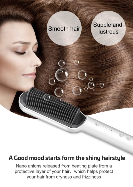 Electric Hair Straightening Comb
