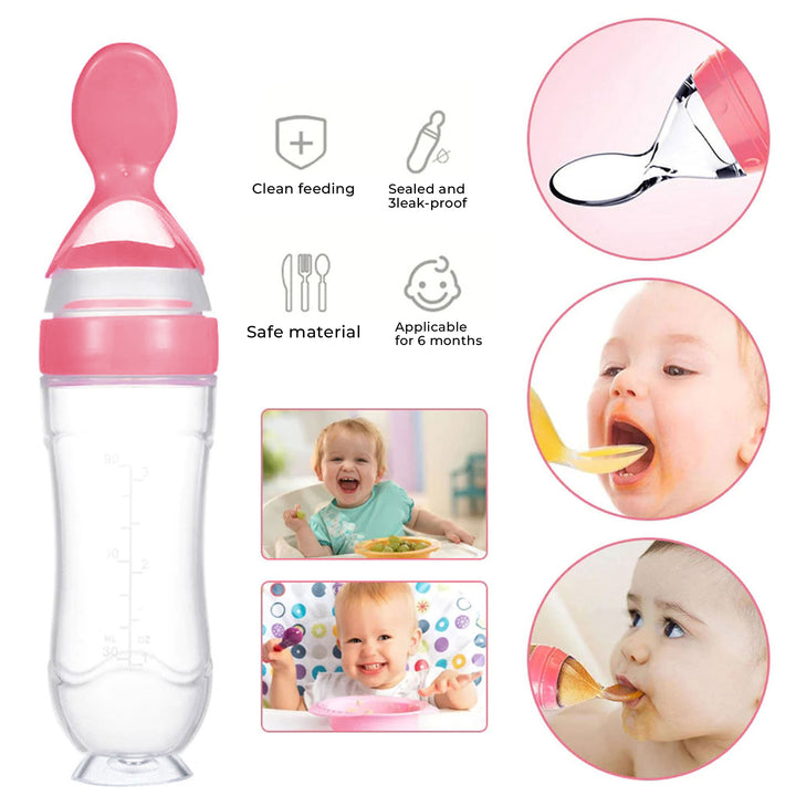 Baby Silicone Spoon Bottle (MHP-068)