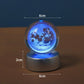 Starry Galaxy Series Crystal Ball Luminous 3D Carved Glass Inside